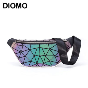 Holographic Reflective Waist Pack for Women