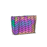 Geometric Sling Bag with Chain Strap for Women