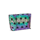 Geometric Sling Bag with Chain Strap for Women
