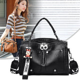 DIXI Shoulder Crossbody Bag Casual Handbags Small Lightweight PU Leather