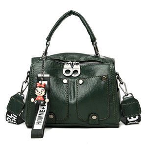 DIXI Shoulder Crossbody Bag Casual Handbags Small Lightweight PU Leather