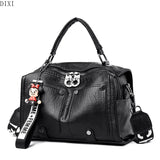 DIXI Shoulder Crossbody Bag Casual Handbags Small Lightweight PU Leather