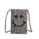 DIY Pearl Bag Change Mobile Phone Bag Single Shoulder Messenge