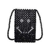 DIY Pearl Bag Change Mobile Phone Bag Single Shoulder Messenge