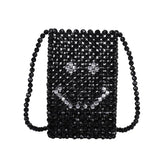 DIY Pearl Bag Change Mobile Phone Bag Single Shoulder Messenge