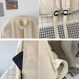 Canvas Backpack Large Daypack School Travel Backpack