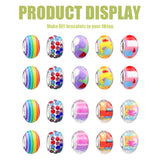DIY Charm Bracelet Making Set Glass Beads Spacer Beads Pendant Accessories Kit