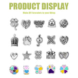 DIY Charm Bracelet Making Set Glass Beads Spacer Beads Pendant Accessories Kit