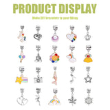 DIY Charm Bracelet Making Set Glass Beads Spacer Beads Pendant Accessories Kit