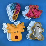 Christmas Silicone Resin Storage Tray Mould for Jewelry Coasters Candy