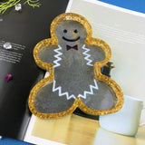Christmas Silicone Resin Storage Tray Mould for Jewelry Coasters Candy
