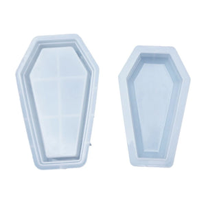 Halloween Coffin Storage Box Mirror Silicone Mold