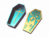 Halloween Coffin Storage Box Silicone Mold for Resin