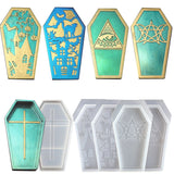 Halloween Coffin Storage Box Silicone Mold for Resin