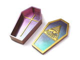 Halloween Coffin Storage Box Silicone Mold for Resin