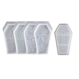 Halloween Coffin Storage Box Silicone Mold for Resin