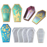 Halloween Coffin Storage Box Silicone Mold for Resin