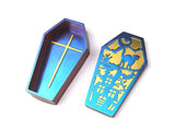 Halloween Coffin Storage Box Silicone Mold for Resin