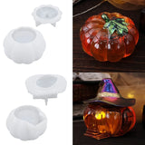 Epoxy Resin Mould Halloween Pumpkin Storage Case Mold Indoor Ornaments