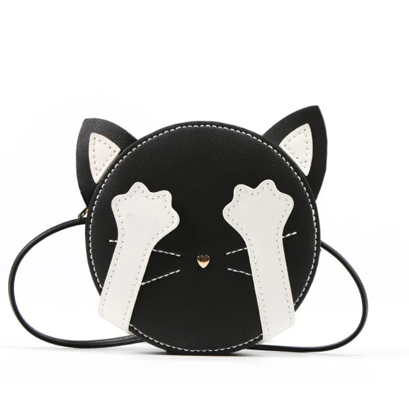 DIY Round Cat Drawstring Handbag Base Bag Making Parts LL005