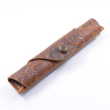 Leather Pen Cover Bag Wallets for Women and Men