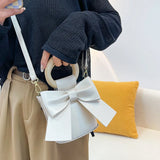 DIY Material Wrapped Hand-Sewn Bow Bucket Bag