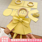 Hand-sewn Bow Bucket Bag with DIY Material