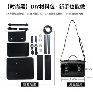 DIY Leather Craft Shoulder Bag 25*18CM Material Set