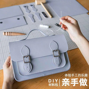 DIY Leather Craft Shoulder Bag 25*18CM Material Set