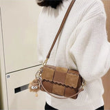 DIY Material Bags Weaving Handbags Retro Crossbody Bags Self Small