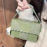 DIY Material Bags Weaving Handbags Retro Crossbody Bags Self Small
