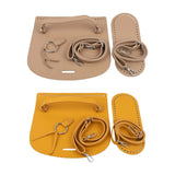 DIY Knitting Bag Cover PU Leather Adjustable Strap Purse Accessory