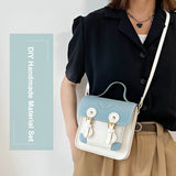 DIY PU Leather HandBag Business Bag Classy Attache Case