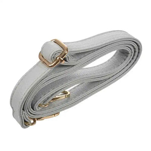 Adjustable Leather Bag Strap Handle Cross Body 140*2cm Gray