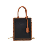 DIY Shoulder Bag Women Tote Bag Retro Messenger Bag