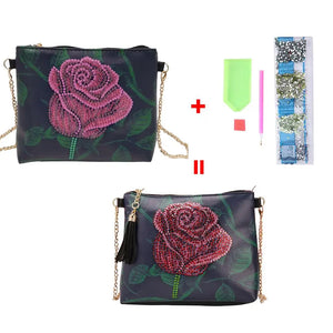 DIY Special Shaped Diamond Painting Wristlet Bag