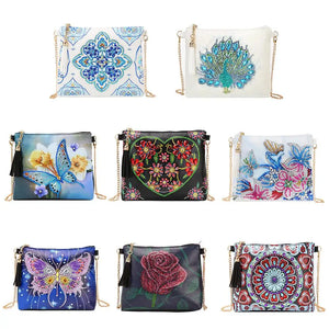 DIY Special Shaped Diamond Painting Wristlet Bag