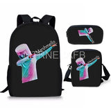 Kids School Bags 3Pcs Set for Boys Girls - Capacity Backpack for Games Book Bag