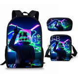 Kids School Bags 3Pcs Set for Boys Girls - Capacity Backpack for Games Book Bag