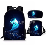 Kids School Bags 3Pcs Set for Boys Girls - Capacity Backpack for Games Book Bag