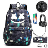 Waterproof Anti Theft Backpack for Teens USB Charging School Bag