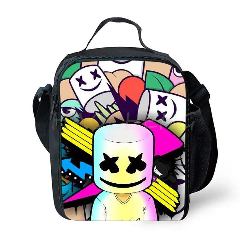 Insulated Thermal Lunch Carry Bag Portable School Picnic Cooler Canvas Handbag