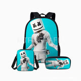 3Pcs Hot Game Theme Schoolbag for Teenagers