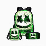3Pcs Hot Game Theme Schoolbag for Teenagers