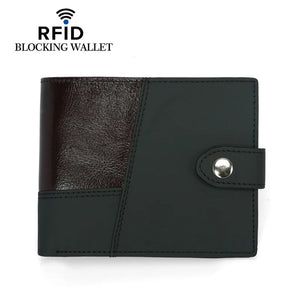 RFID Leather Men's Wallet European & American Style