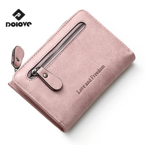 DOLOV Retro Short Wallet with Buckle for Women