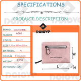 DOLOV Retro Short Wallet with Buckle for Women