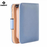 Leaves Hollow Pattern Women Purse Short Zipper Buckle Wallet