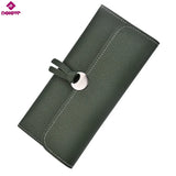 Women Pu Wallet Long High Female Clutch Zipper Wallets Big Capacity Purse