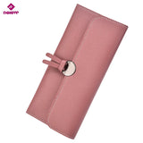 Women Pu Wallet Long High Female Clutch Zipper Wallets Big Capacity Purse